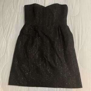 An original Milly of New York Women’s Black Sparkly Strapless Dress size 6